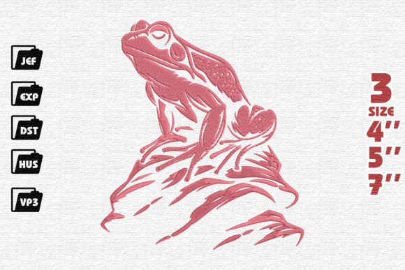 Cute Baby Frog Embroidery: A Designer’s Review