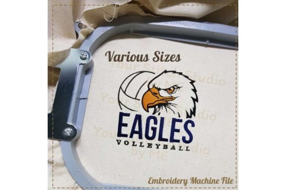 Eagle Volleyball Embroidery Design Review