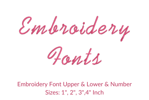 Kaufmann Font Embroidery Design Review