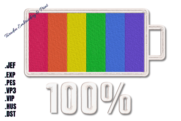 Pride 100 LGBT Embroidery Design Review