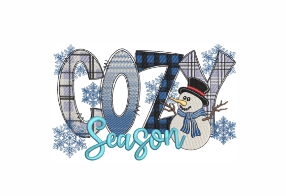 Review: Cozy Season Snowman Embroidery Design