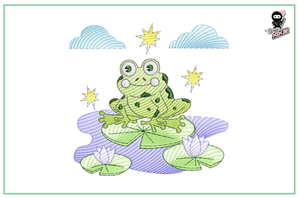 Review: Cute Baby Frog Embroidery for Kids