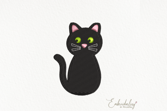 Review: Cute Halloween Cat Machine Embroidery