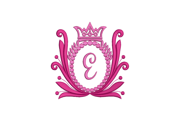 Review: Elegant Crown Embroidery Design Letter E