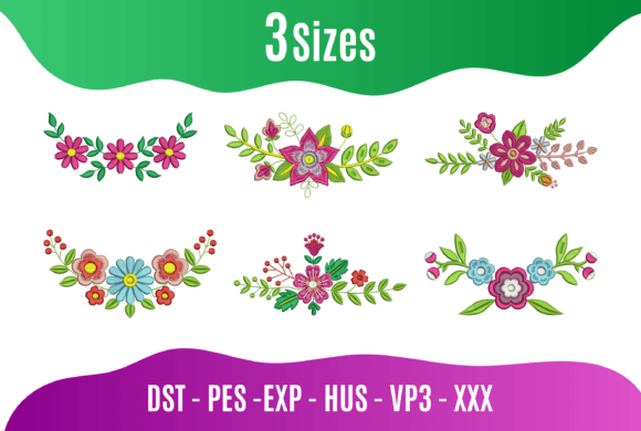 Review: Floral Borders Embroidery Design Bundle