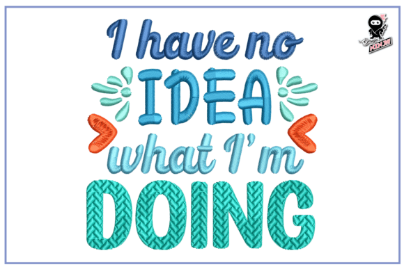 Review: Funny Quote Embroidery Design for Gifts
