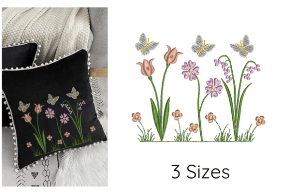 Review: Garden Butterflies Embroidery Design