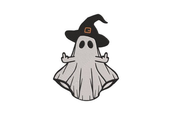 Review: Halloween Witch Ghost Embroidery Design