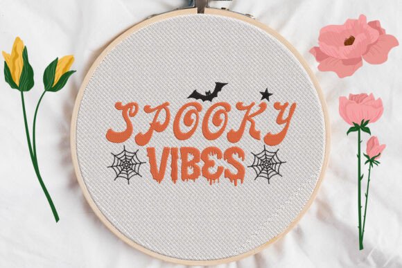 Review: Spooky Vibes with Bats Embroidery Design