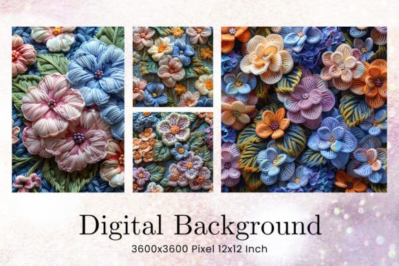 Reviewing Flower Embroidery Background Wallpaper for Sweatshirts