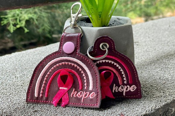 Reviewing ITH Pink Ribbon Machine Embroidery for Craft Fairs