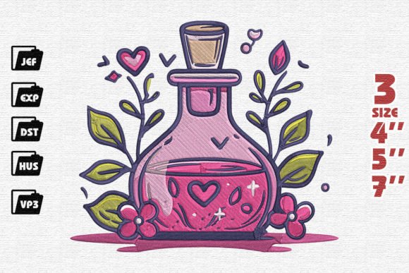 Reviewing Love Potion with Flower Embroidery