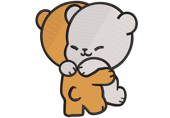 Reviewing the Adorable Bear Couple Embroidery Digitize