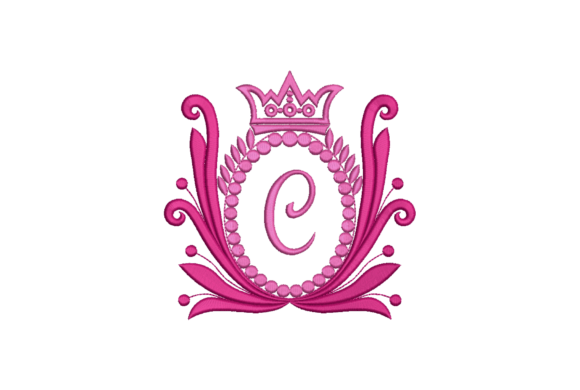 Reviewing the Elegant Crown Embroidery Design Letter C