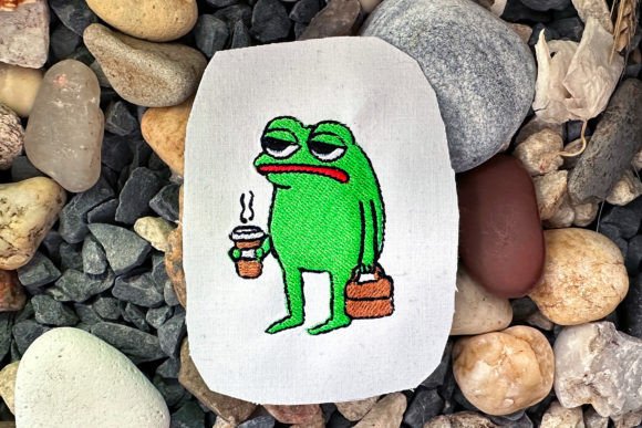 Reviewing the Morning Frog Machine Embroidery Design