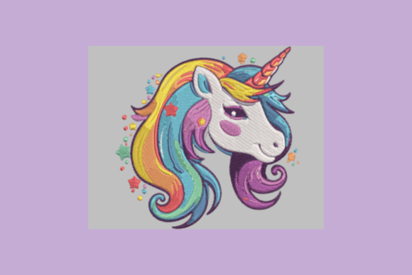 Reviewing the Pretty Rainbow Unicorn Embroidery