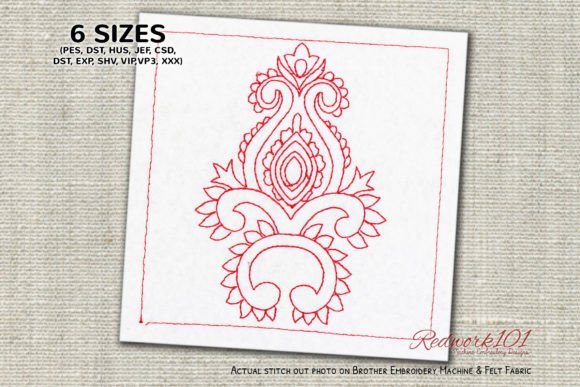 Reviewing the Single Floral Pattern Embroidery Design