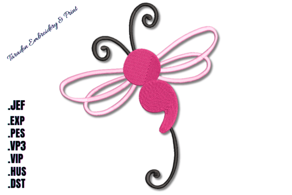 Semicolon Dragonfly: A Holiday Embroidery Review
